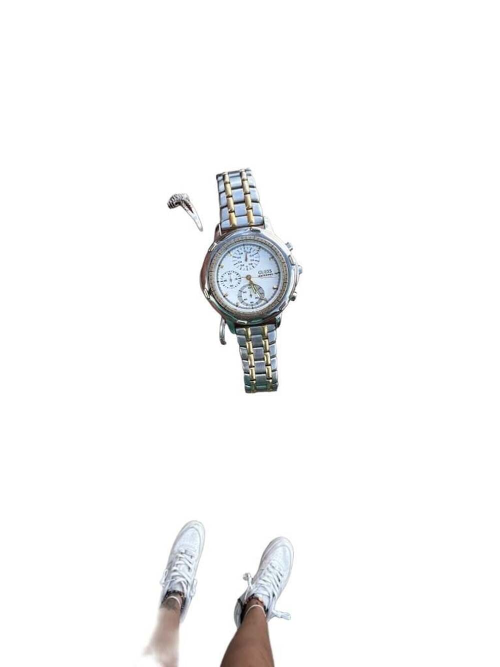 Guess Waterpro Chronograph Two Tone Steel Watch